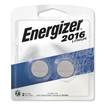 Energizer® 2016 Lithium Coin Battery, 3 V, 2-pack freeshipping - TVN Wholesale